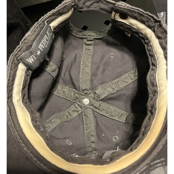 We People Pavilion Lake People Gray Distressed Baseball Hat Cap Adjustable OSFM - Picture 3 of 11